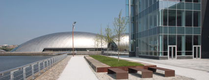 Medius and the Glasgow Science Centre at Pacific Quay